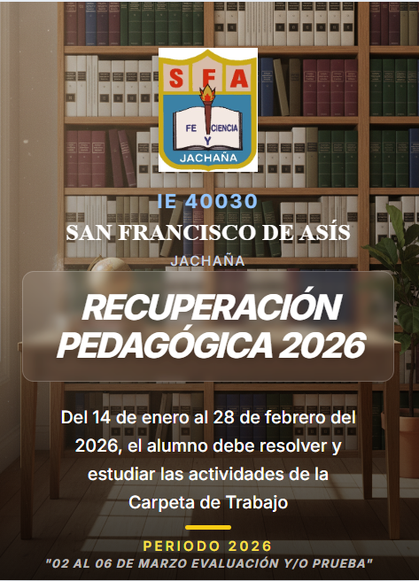 Recuperación Pedagógica 2026